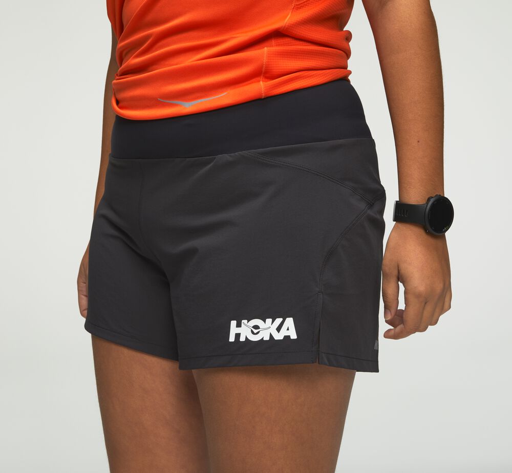Hoka One One Performance Shorts Dam Svarta - SE-6749617